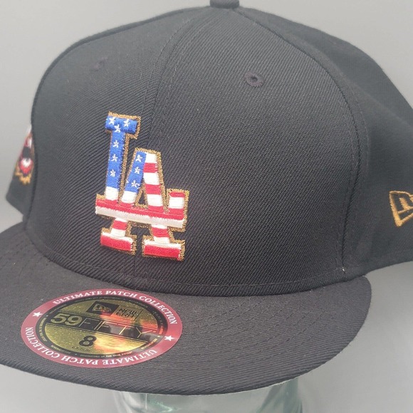 New Era LA Dodgers Ultimate Patch Collection Fitted Hat Size 8 Rare 100% Wool! - Picture 3 of 15
